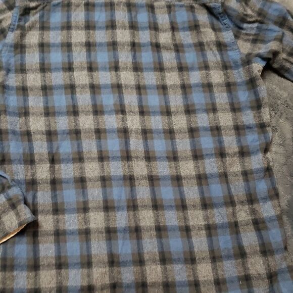 Kolby Plaid Shirt Size Large blue and grey - Picture 8 of 8